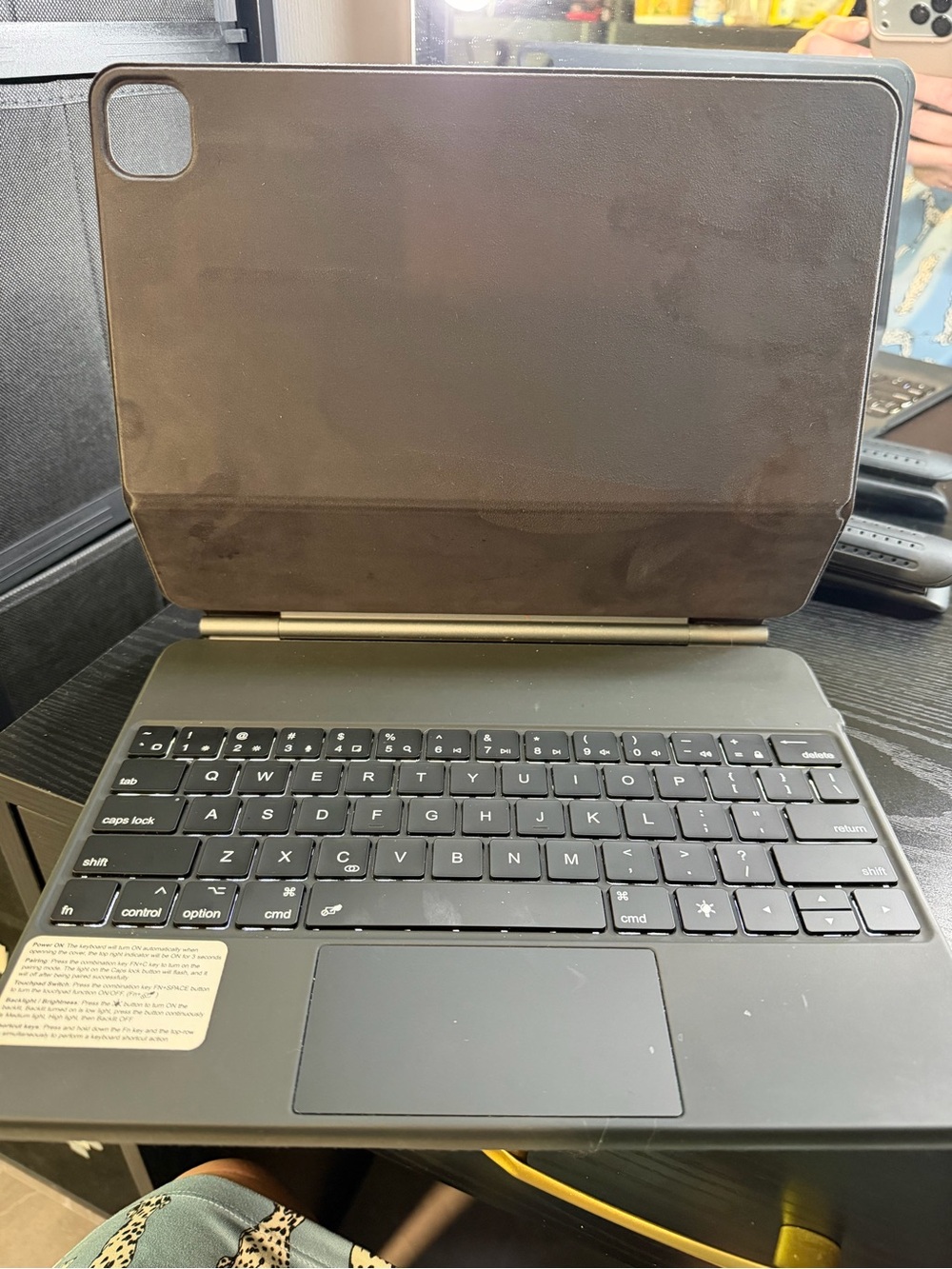 Apple Black Keyboard Case with Trackpad